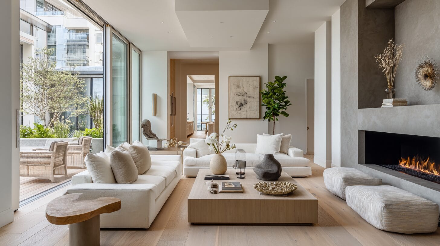 Cohesive Calgary main floor delivered through full-service interior design.